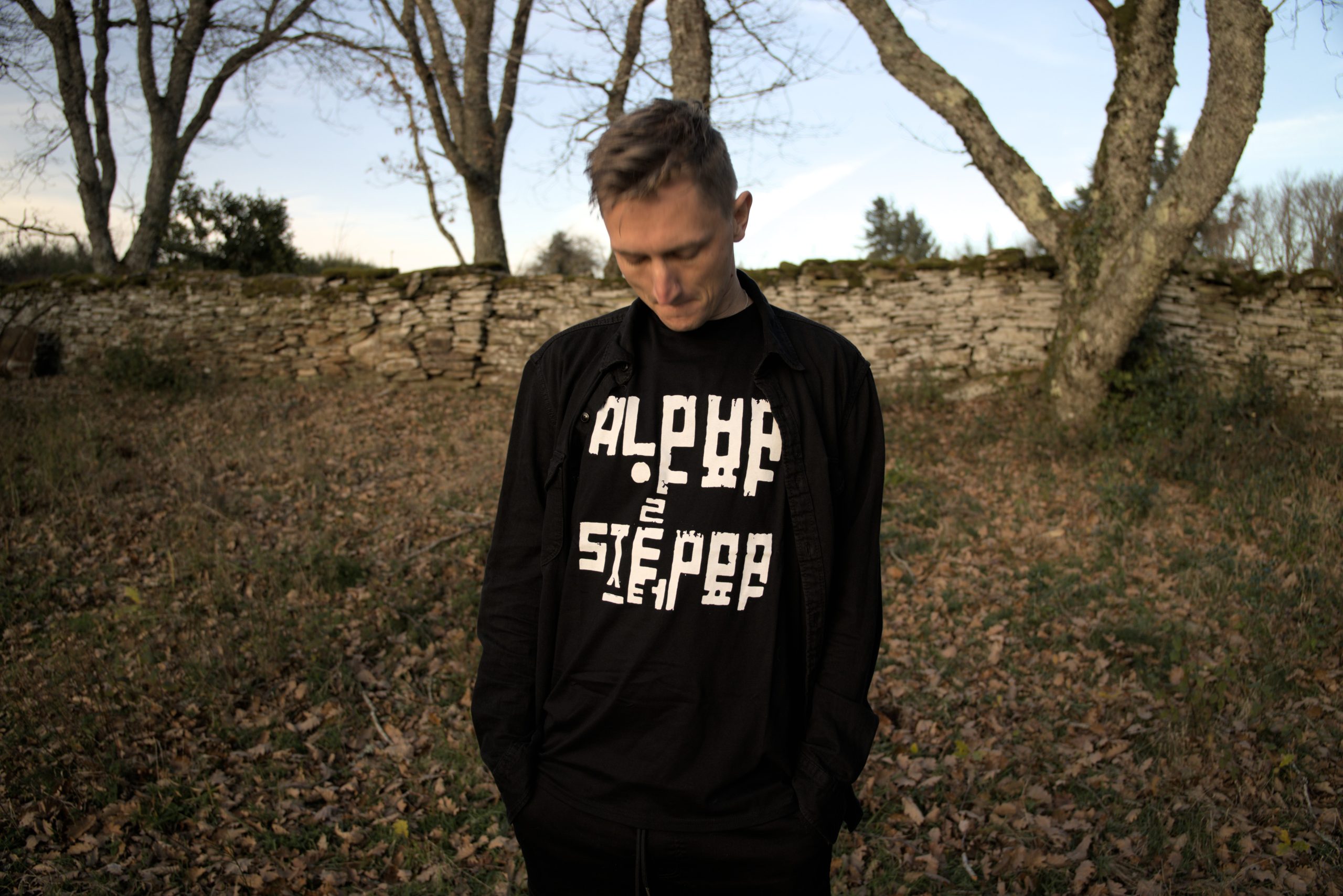 Alpha Steppa Organic T-Shirt (Men's/Unisex) [BLACK]