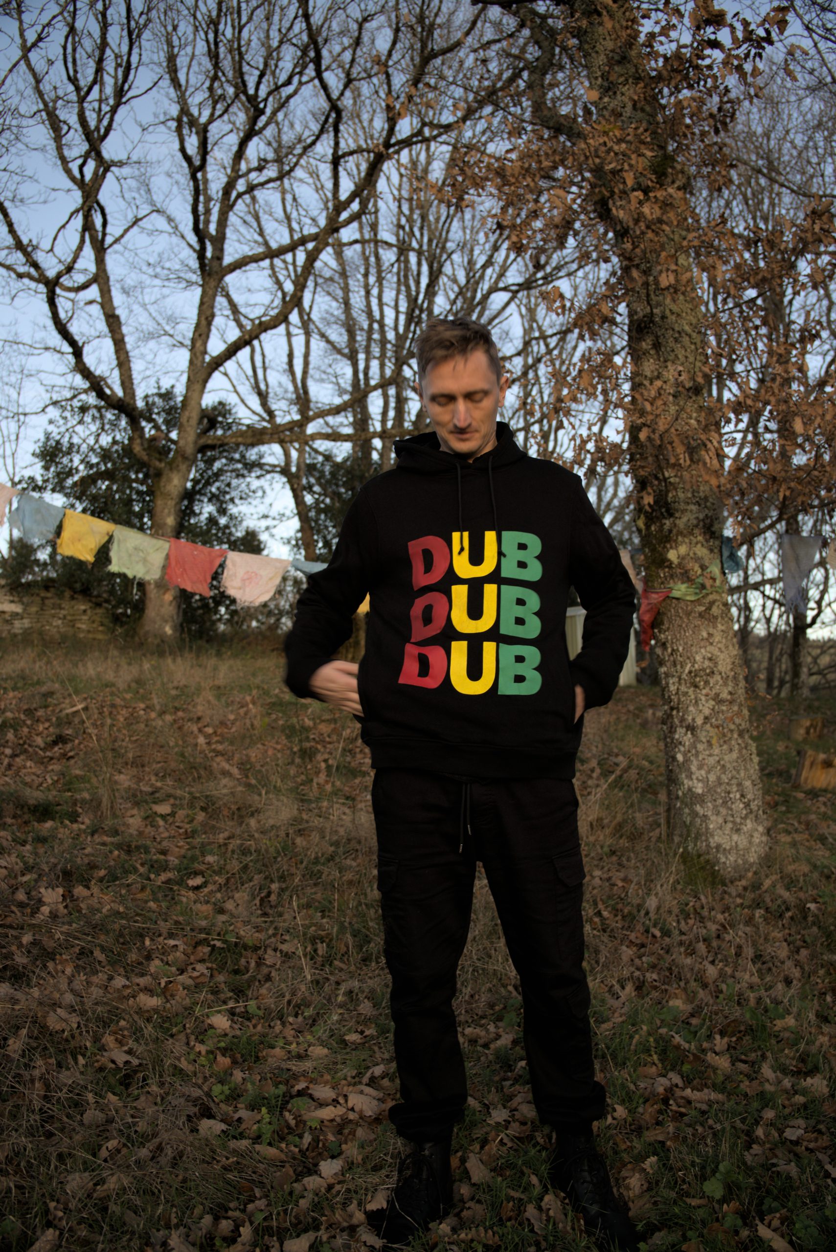 "Dub Dub Dub" Organic Hoodie (Men's/Unisex) [BLACK]