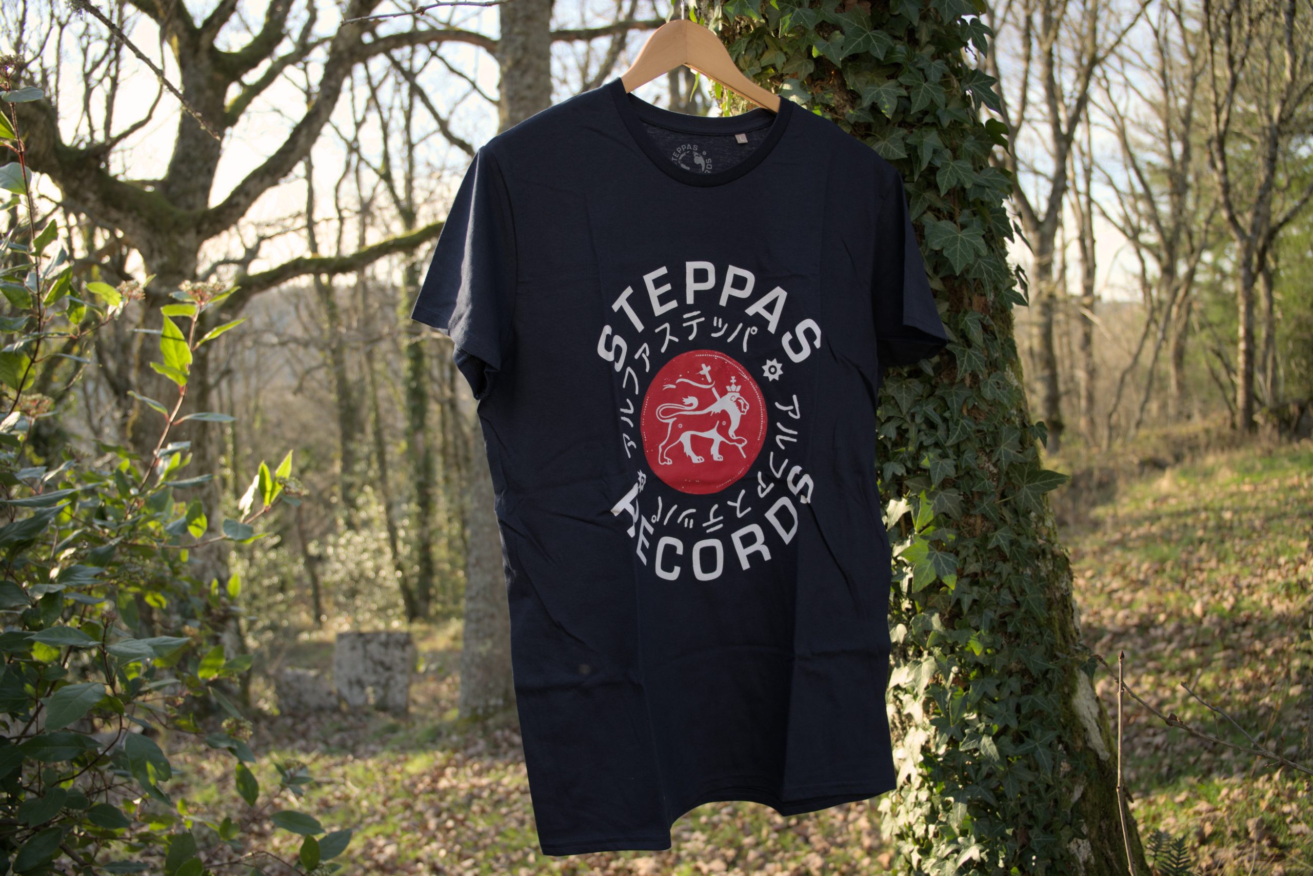 Steppas "Japan" Organic T-Shirt (Men's/Unisex) [BLUE]