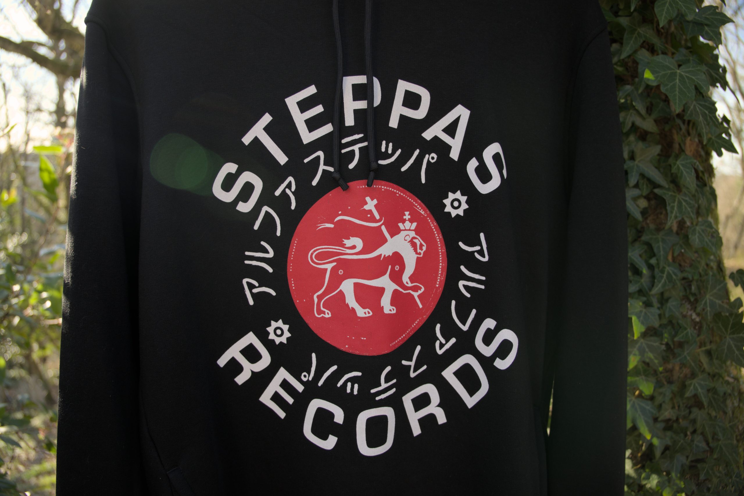 Steppas "Japan" Organic Hoodie (Men's/Unisex) [BLACK]