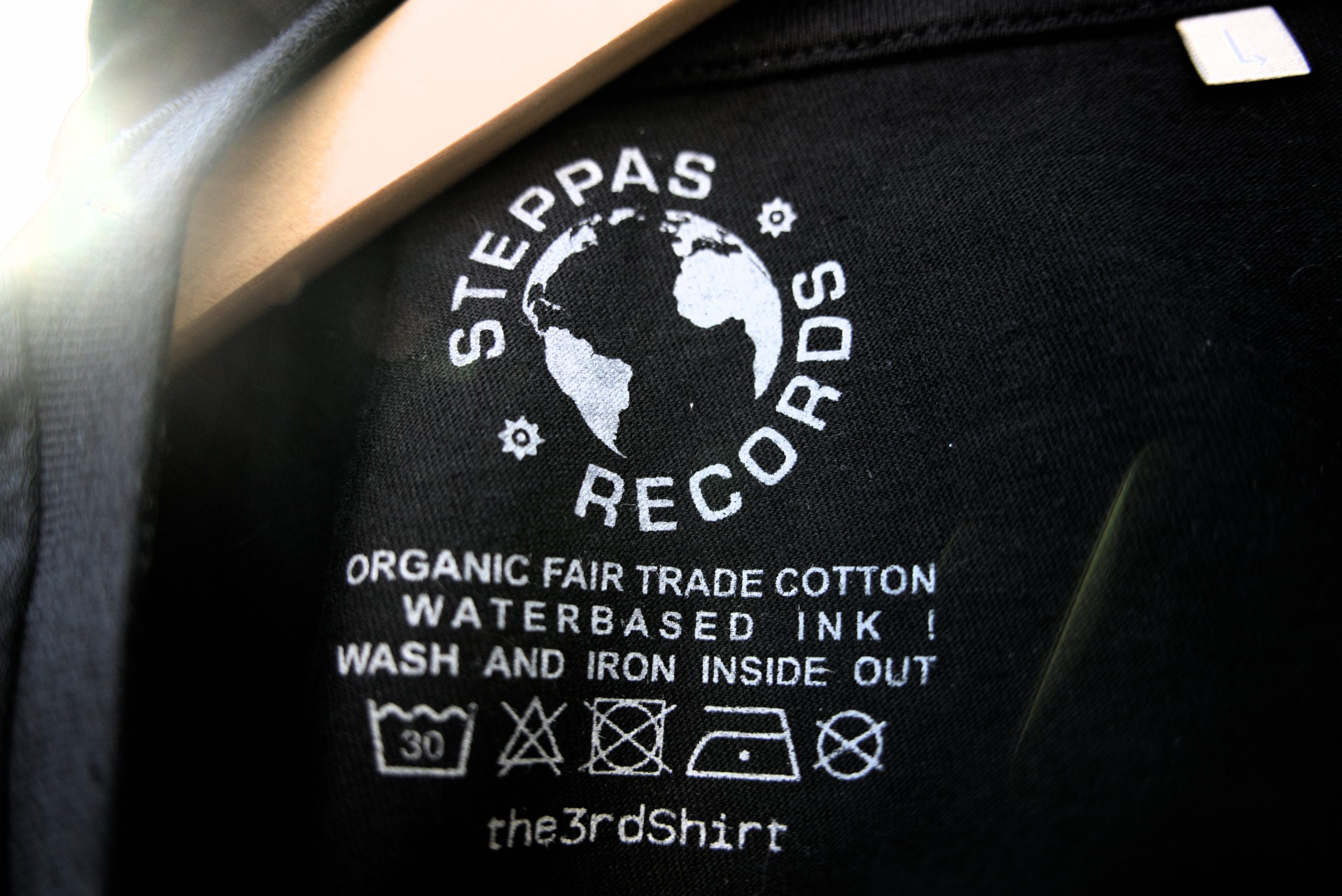 Steppas "Lion" Organic T-Shirt (Men's/Unisex) [GREEN ON BLACK]